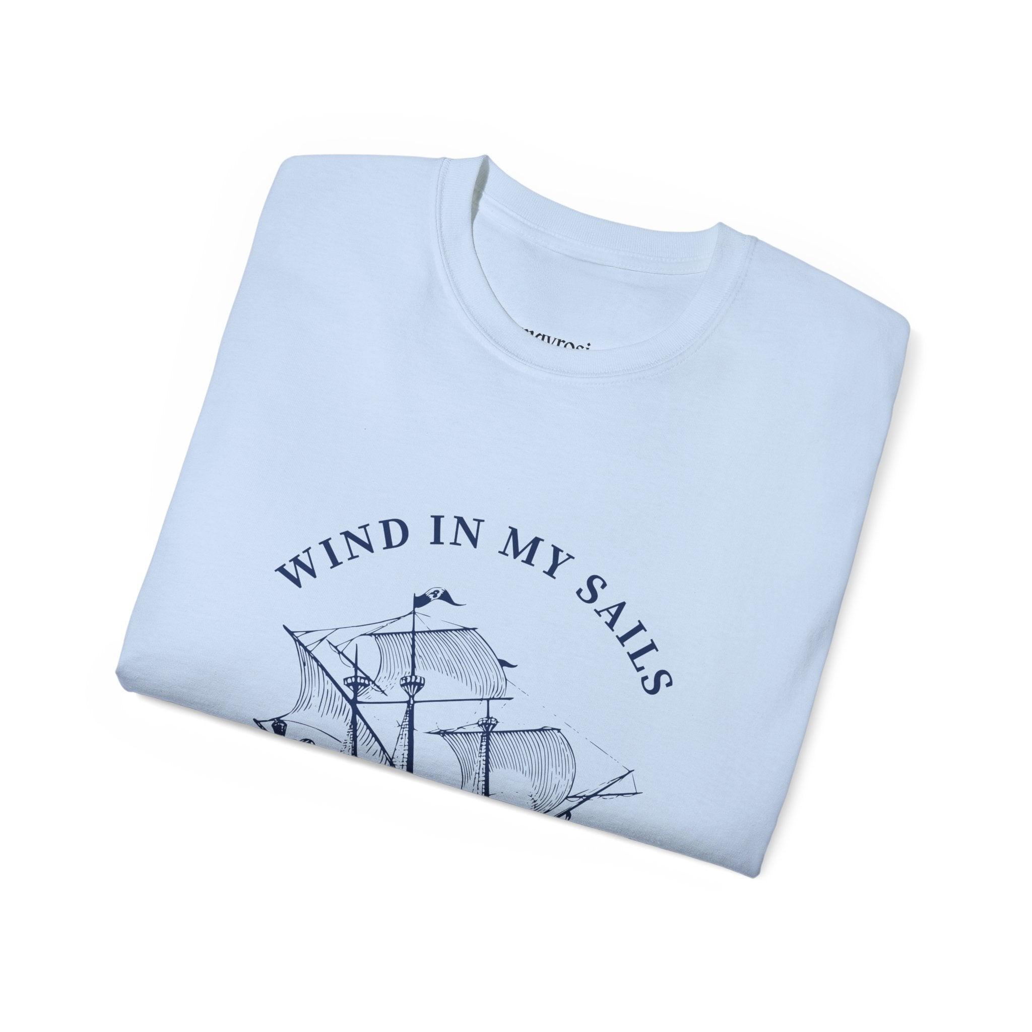 Cotton T-shirt - Nautical Graphic Tee