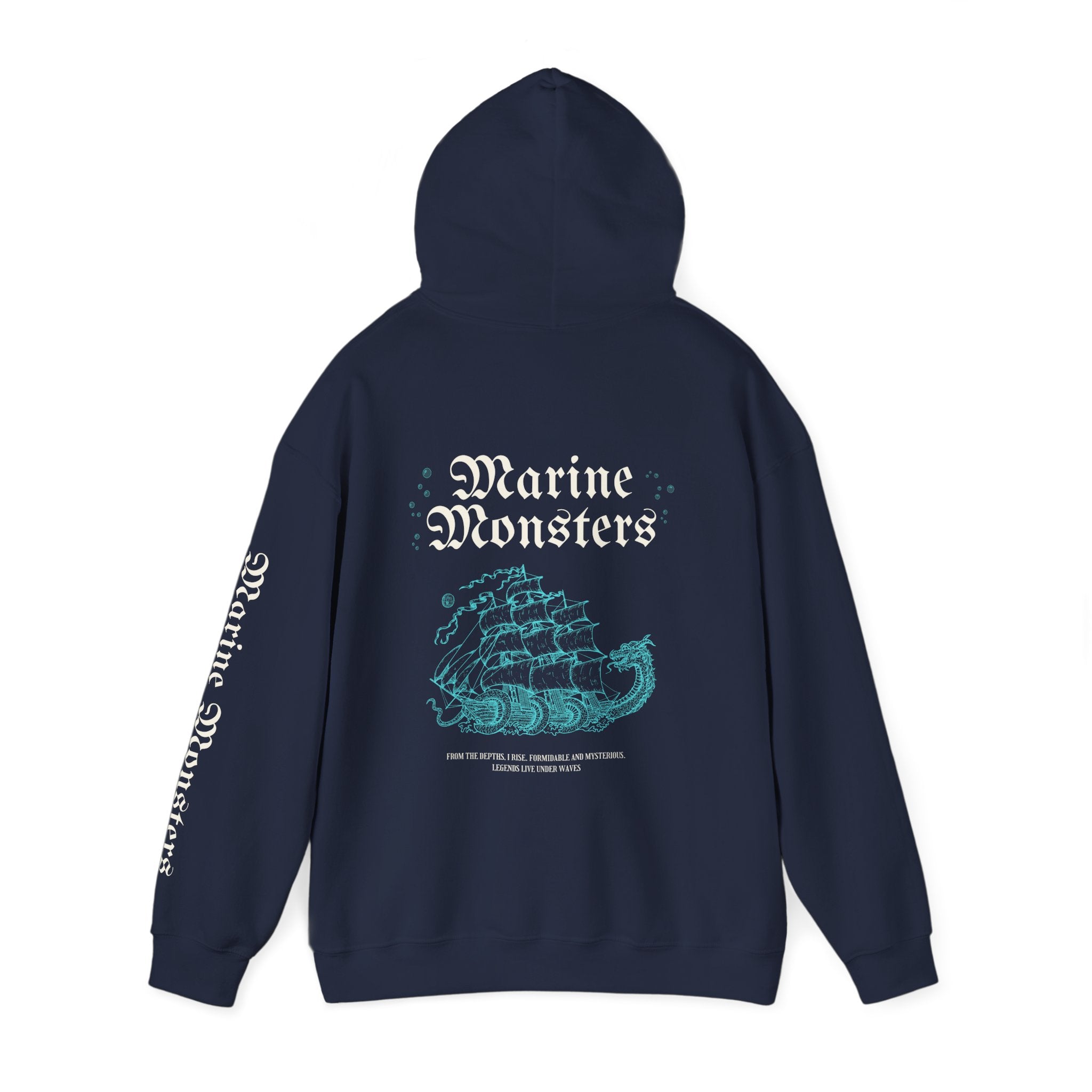 Loose Fit Hoodie - Marine Monster