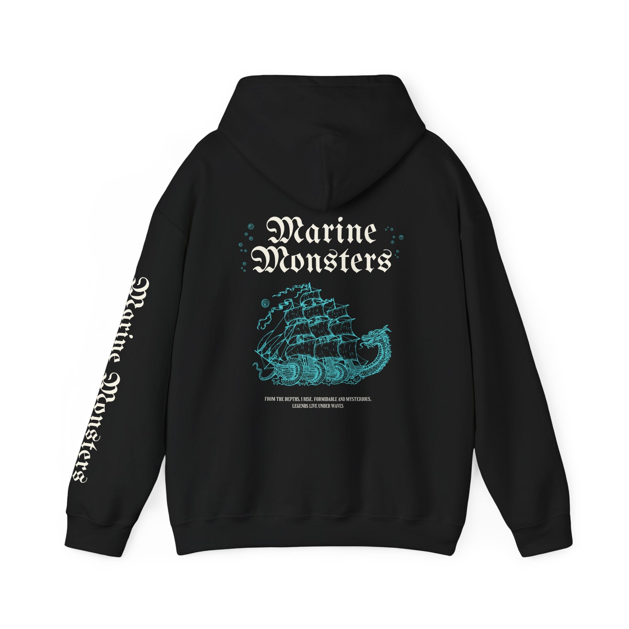 Loose Fit Hoodie - Marine Monster