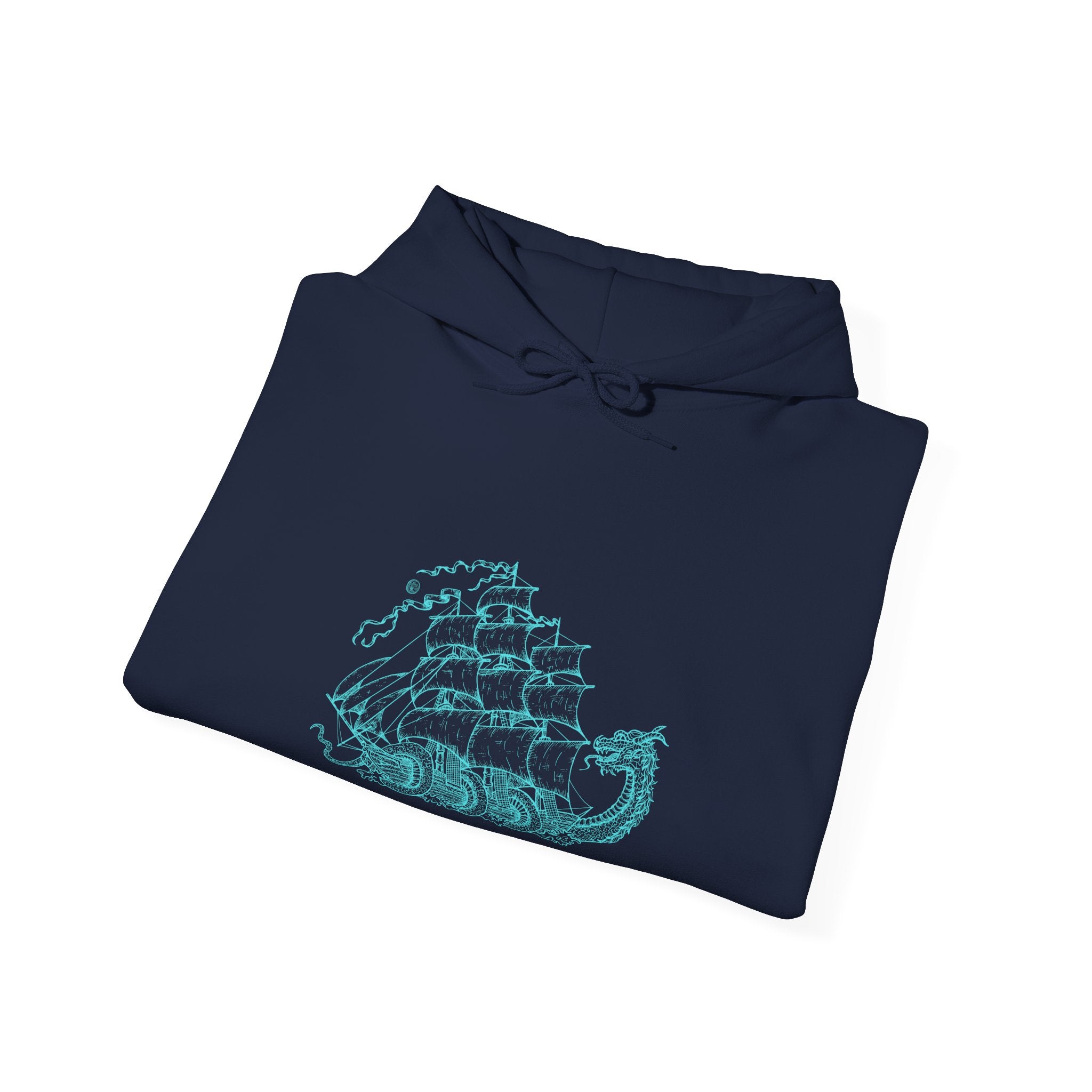 Loose Fit Hoodie - Marine Monster
