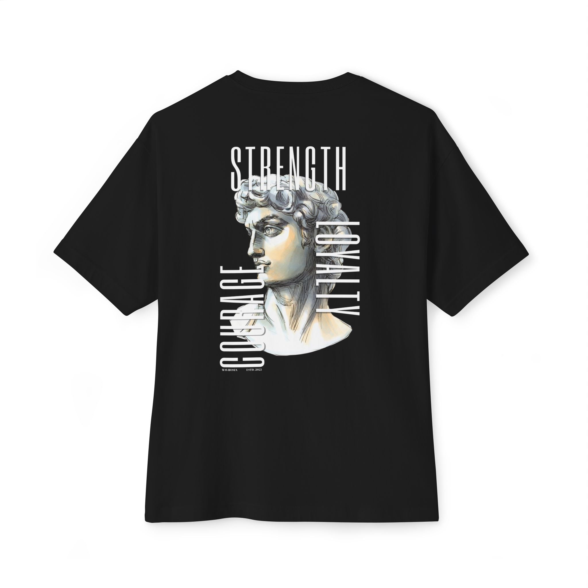 Oversized T-Shirt - Boxy Tee, Courage & Strength