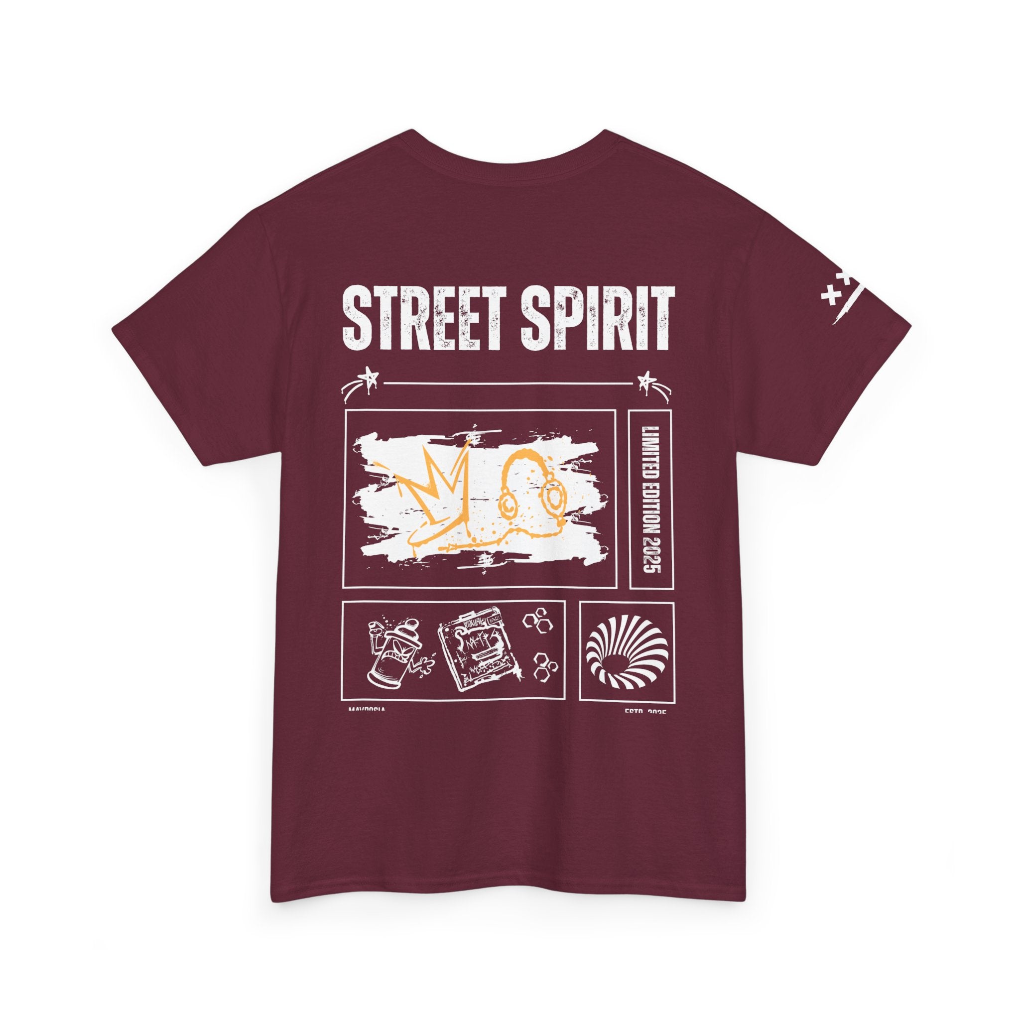 Street Spirit Graphic Tee - Heavy Cotton T-Shirt