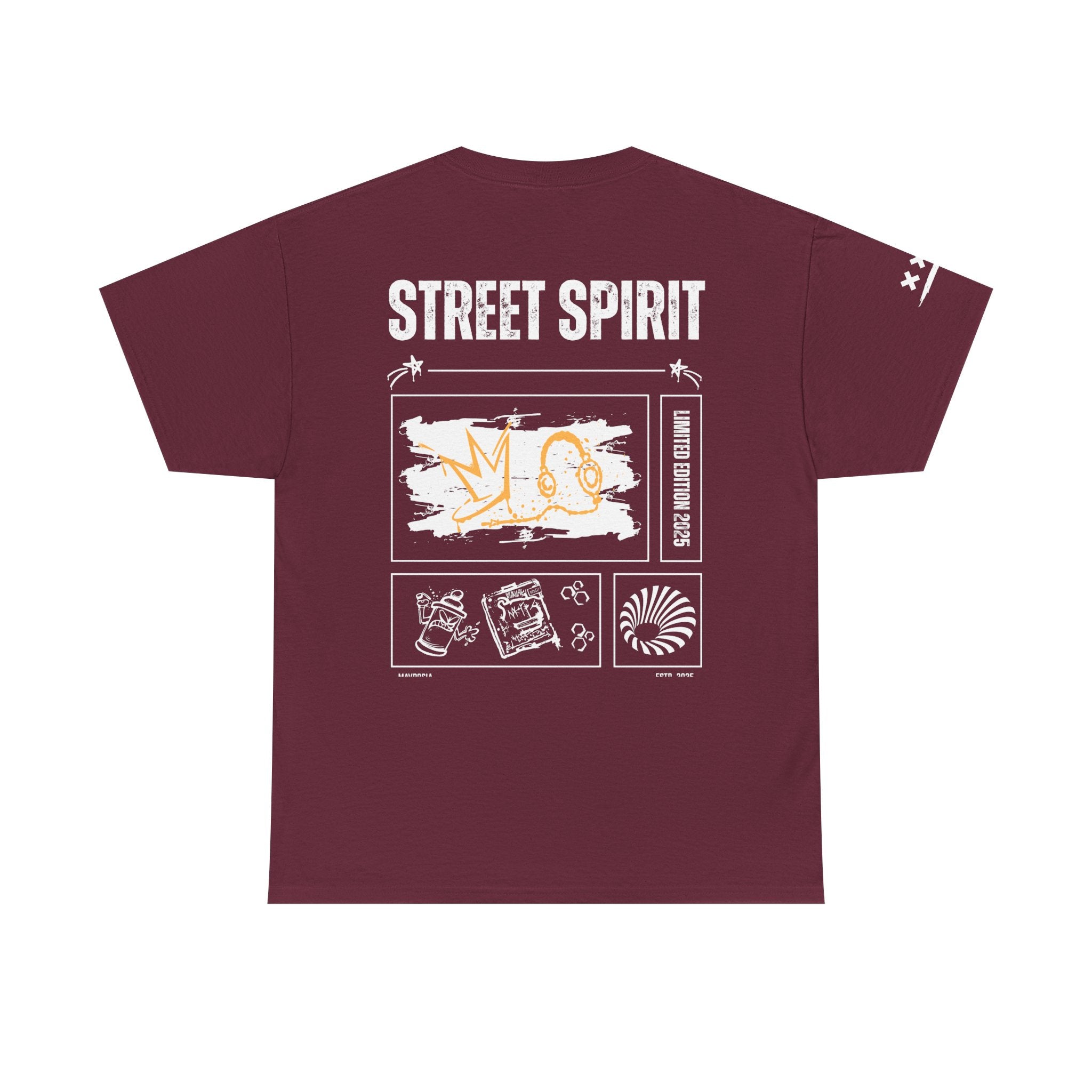 Street Spirit Graphic Tee - Heavy Cotton T-Shirt