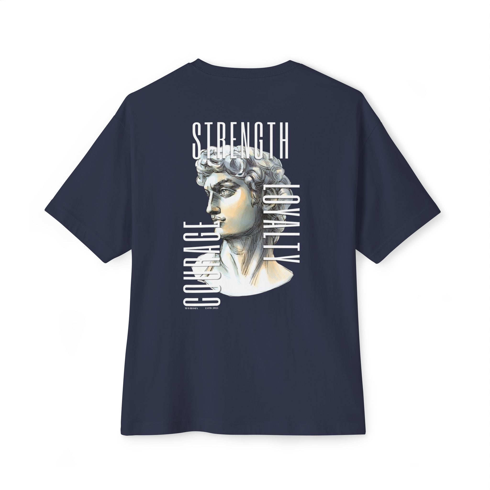 Oversized T-Shirt - Boxy Tee, Courage & Strength