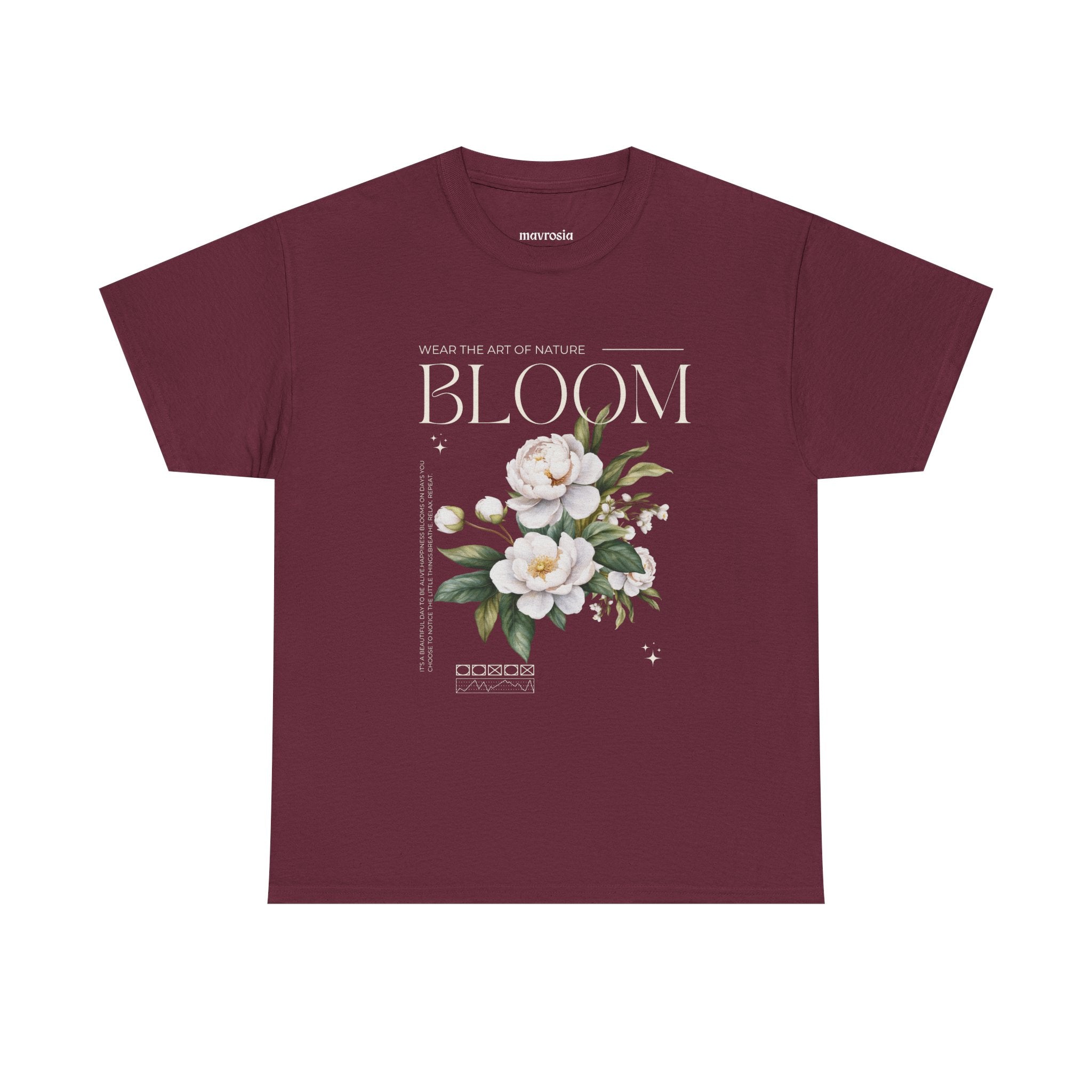 Floral Bloom Graphic Tee - Nature Inspired Unisex Cotton Shirt, Casual Wear, Spring Fashion, Gift for Gardeners, Nature Lovers