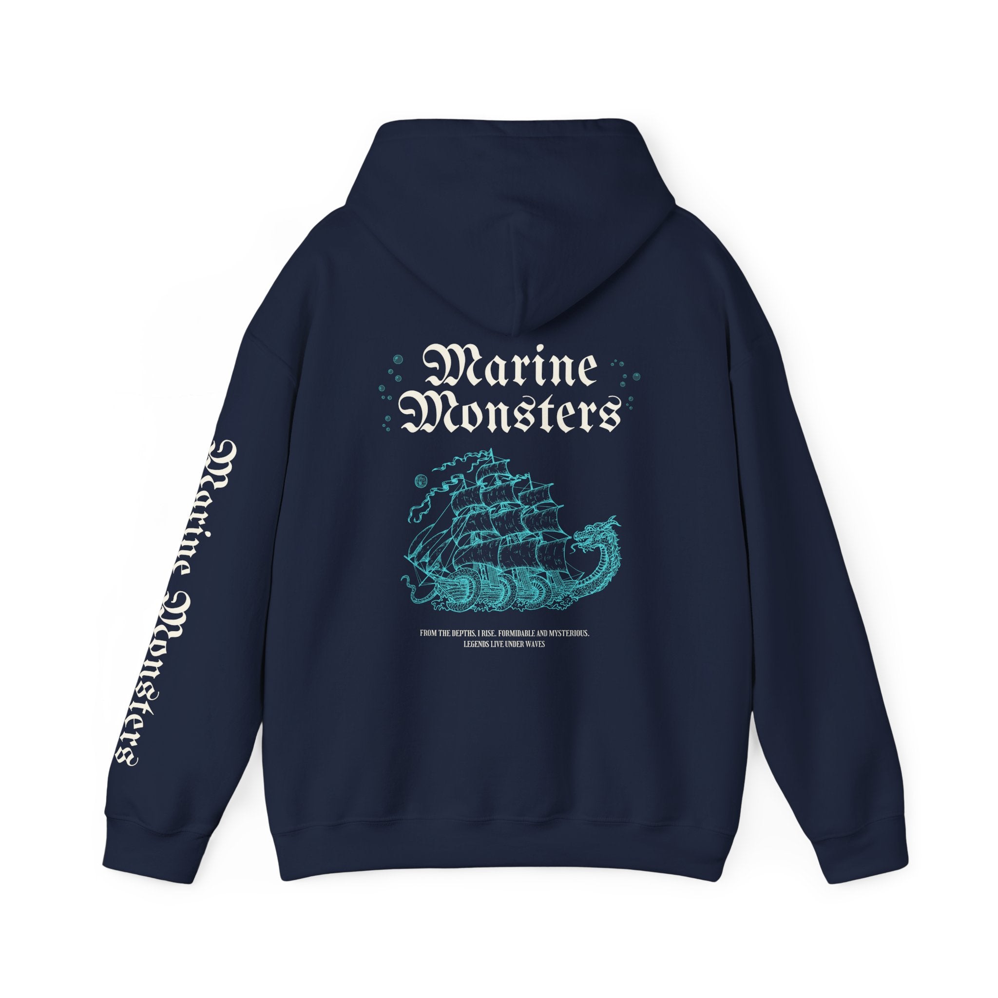 Loose Fit Hoodie - Marine Monster