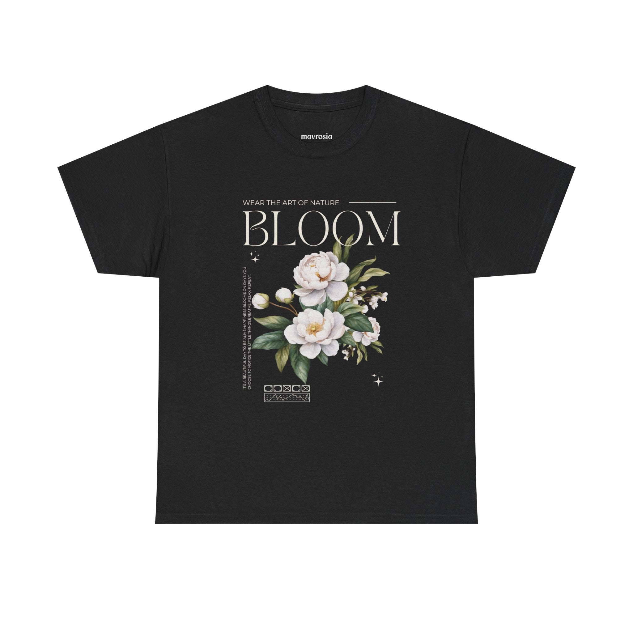 Floral Bloom Graphic Tee - Nature Inspired Unisex Cotton Shirt, Casual Wear, Spring Fashion, Gift for Gardeners, Nature Lovers