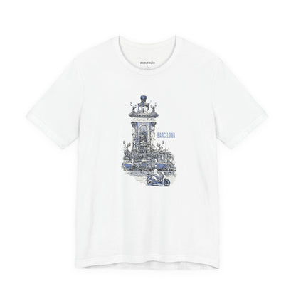 Barcelona Monument Sketch Tee