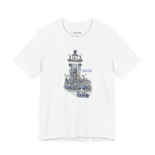 Barcelona Monument Sketch Tee