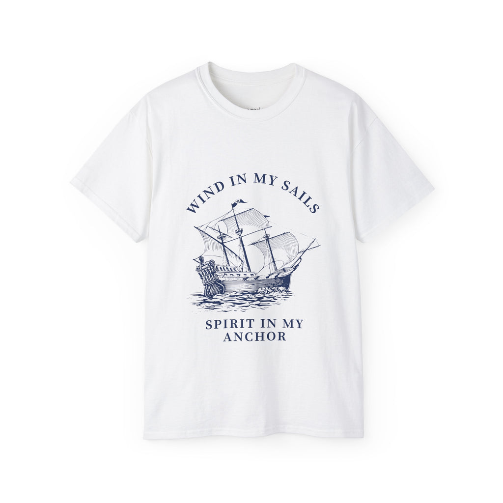 Cotton T-shirt - Nautical Graphic Tee