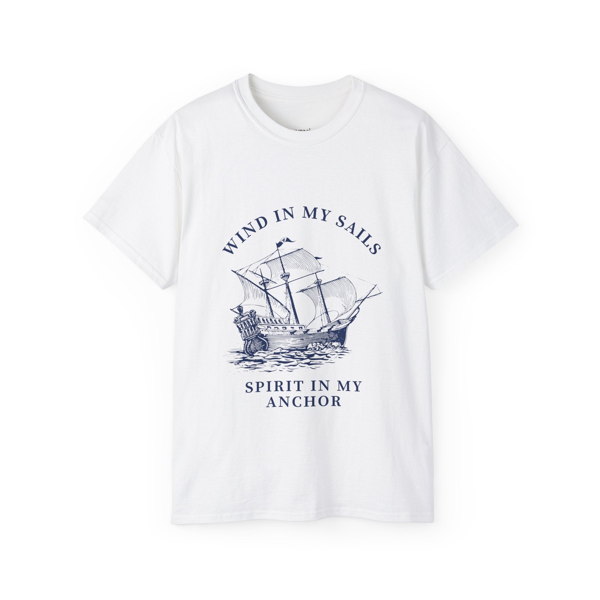 Cotton T-shirt - Nautical Graphic Tee