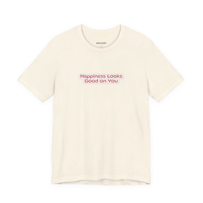 Happy Travels Tee — "Happiness Looks Good on You" Travel T‑Shirt