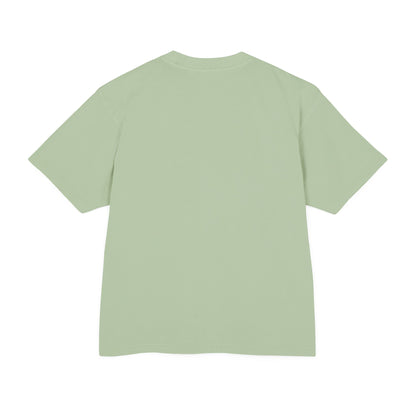 Matcha Lovers boxy tee, salmon colorway - Mavrosia