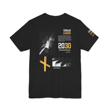 Urban Legend Graphic Tee — Futuristic Streetwear Short Sleeve