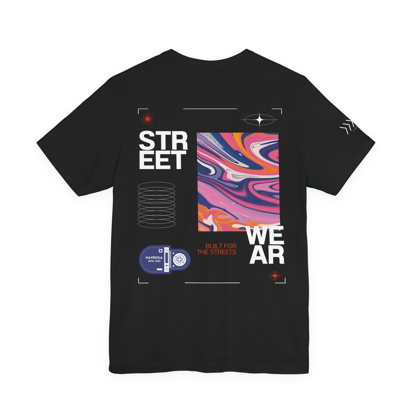Streetwear Tee — Colorwave Graphic