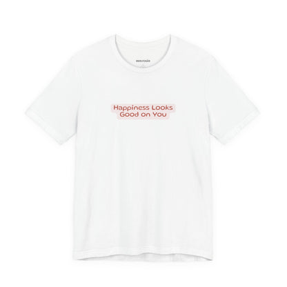 Happy Travels Tee — "Happiness Looks Good on You" Travel T‑Shirt