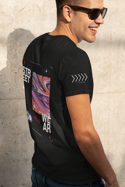 Streetwear Tee — Colorwave Graphic