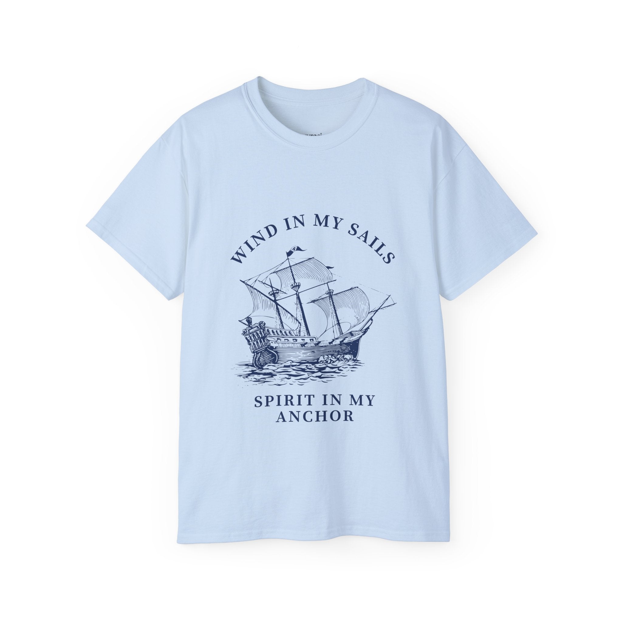 Cotton T-shirt - Nautical Graphic Tee