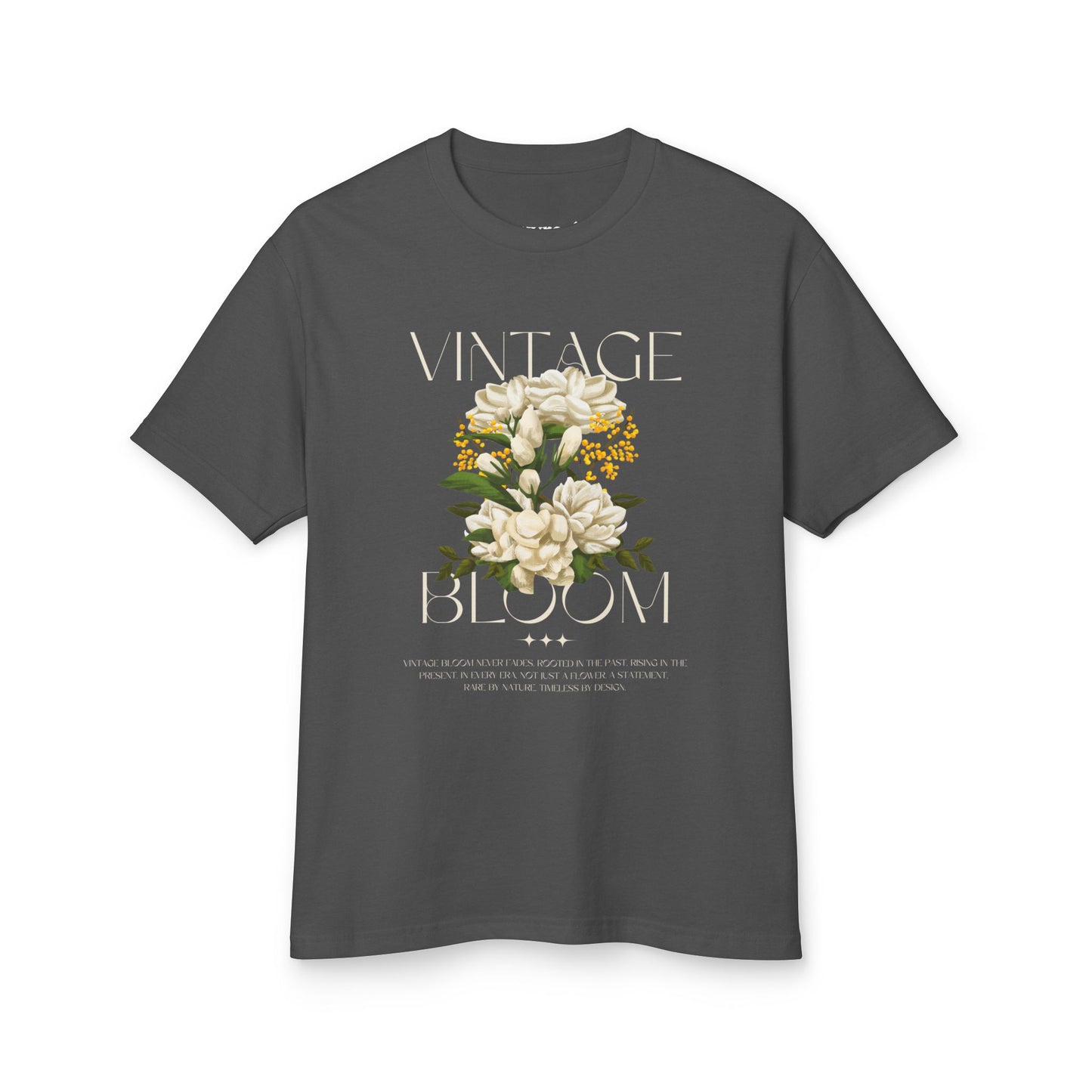 Vintage Bloom Floral Tee – Retro Botanical Graphic | Mavrosia