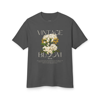 Vintage Bloom Floral Tee – Retro Botanical Graphic | Mavrosia