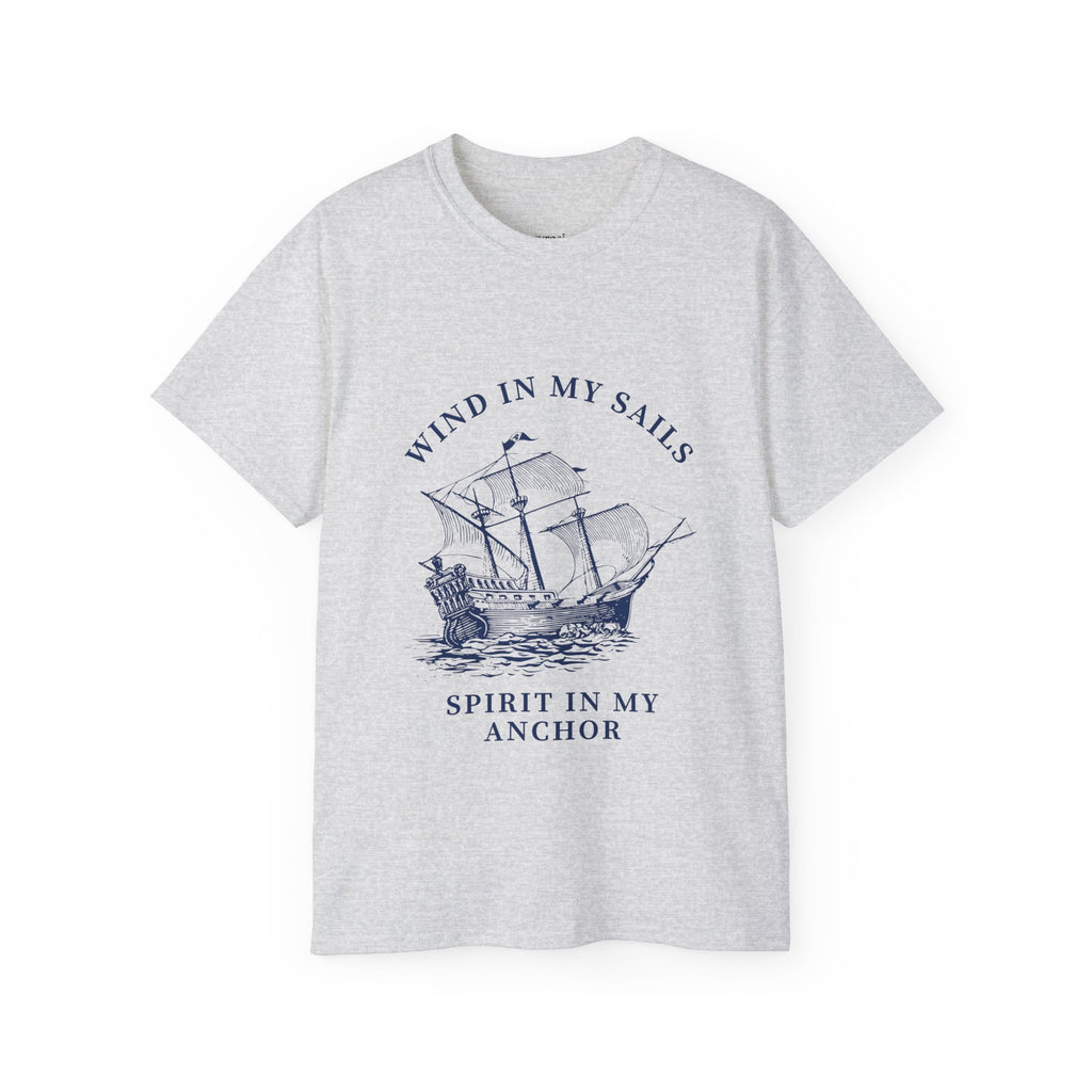 Cotton T-shirt - Nautical Graphic Tee