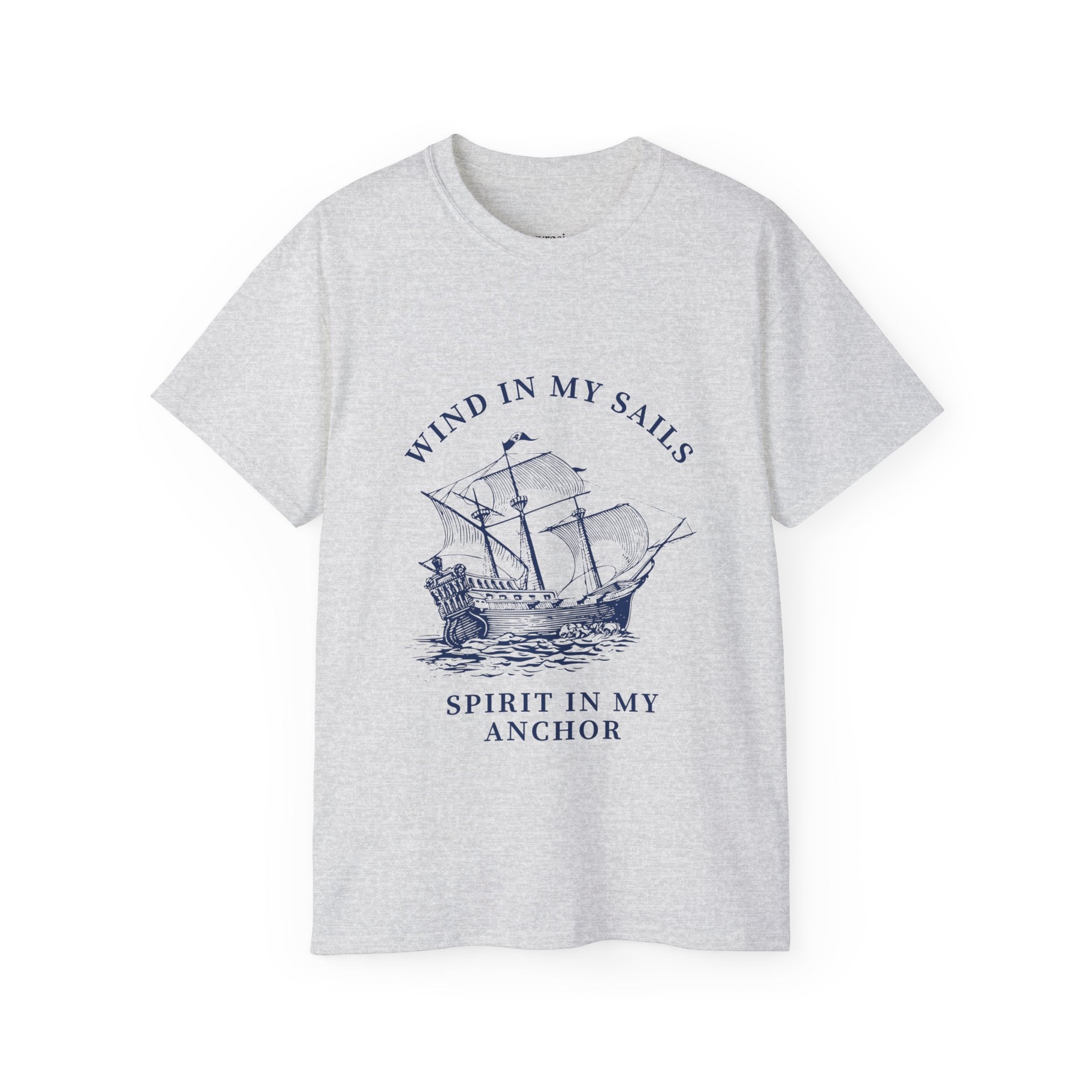 Cotton T-shirt - Nautical Graphic Tee