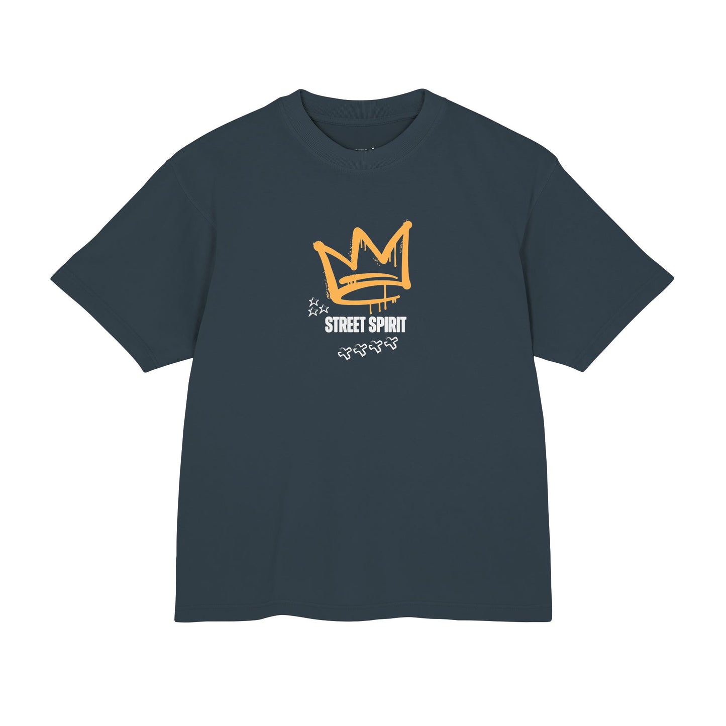 Street Spirit graphic tee, black colorway - Mavrosia