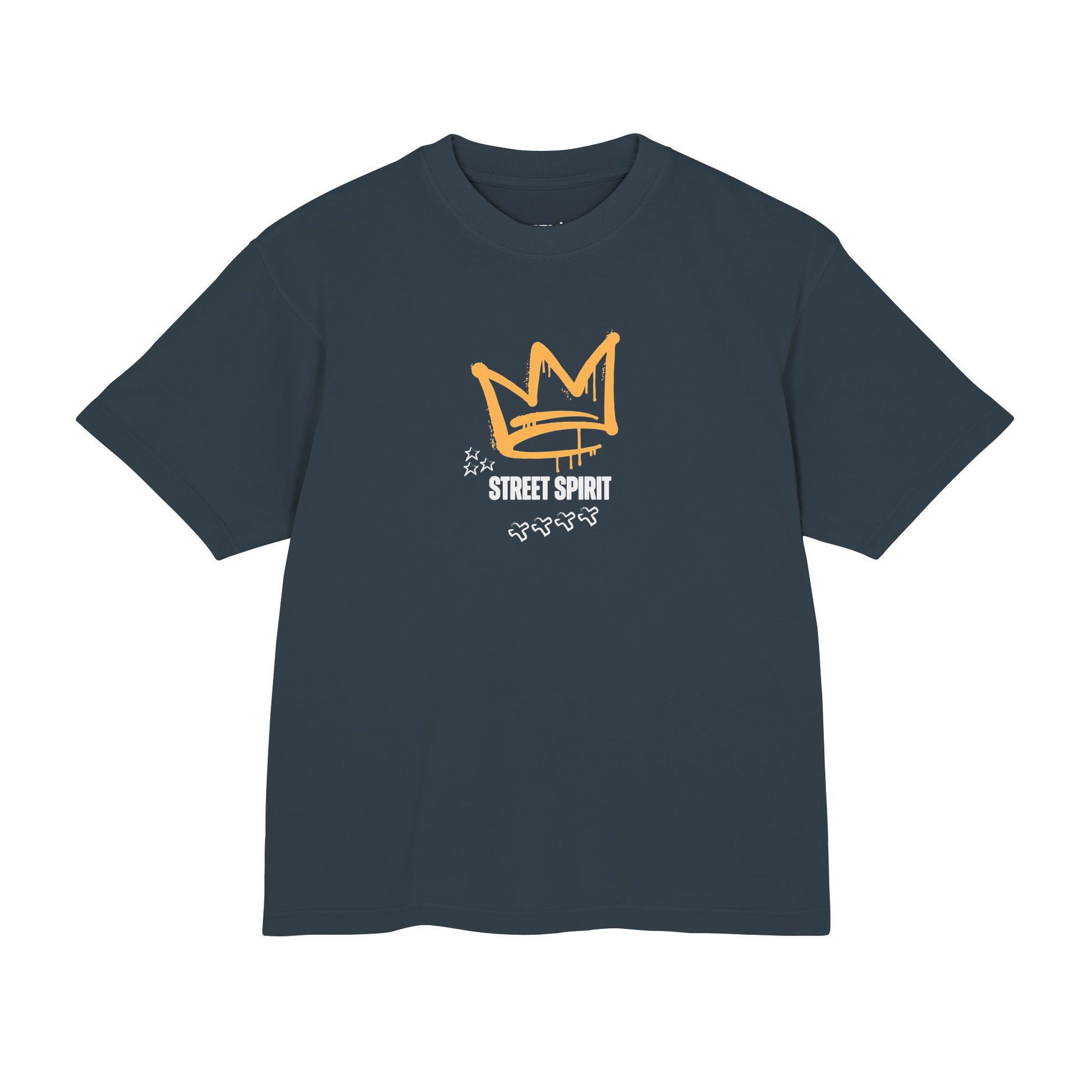 Street Spirit graphic tee, black colorway - Mavrosia