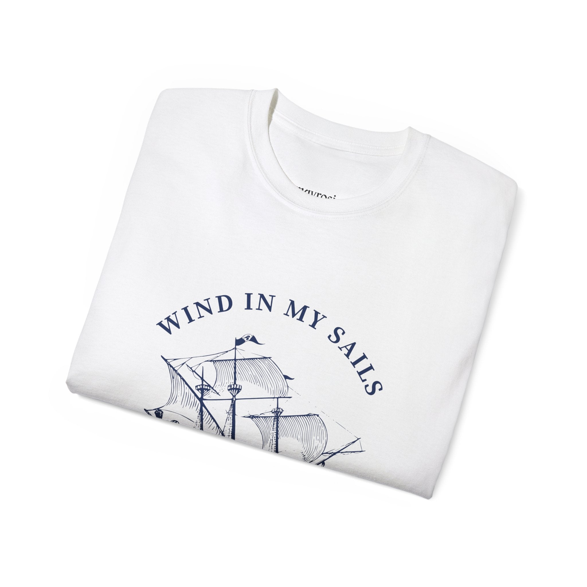 Cotton T-shirt - Nautical Graphic Tee