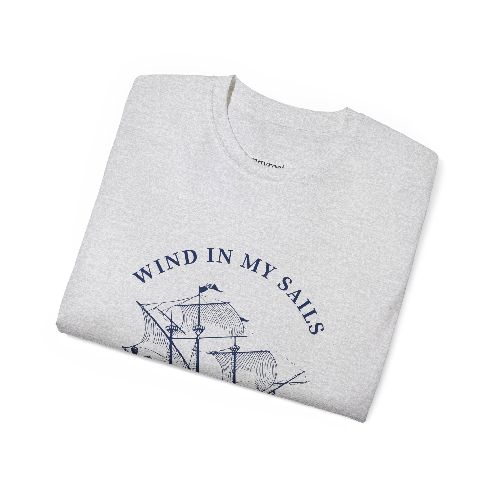 Cotton T-shirt - Nautical Graphic Tee