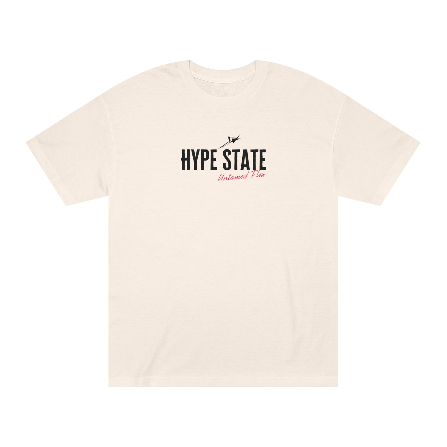 Retro streetwear tee, Hype State graphic detail - Mavrosia