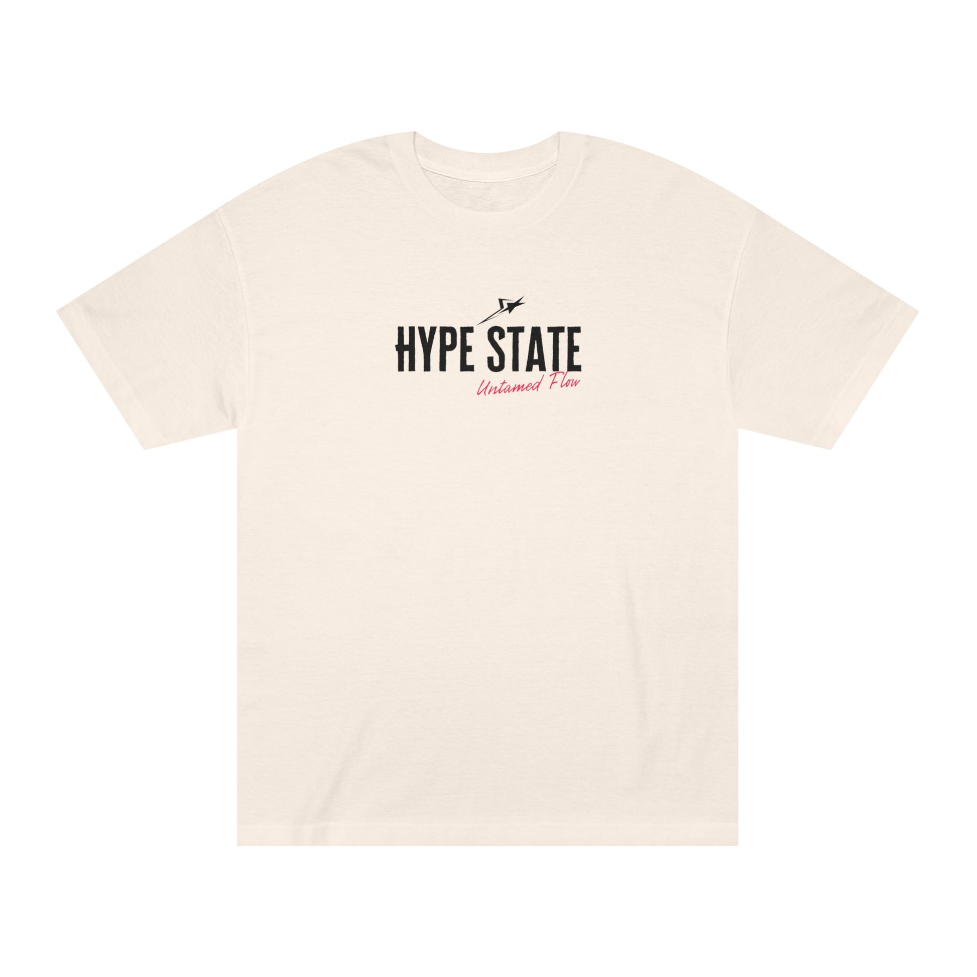 Retro streetwear tee, Hype State graphic detail - Mavrosia