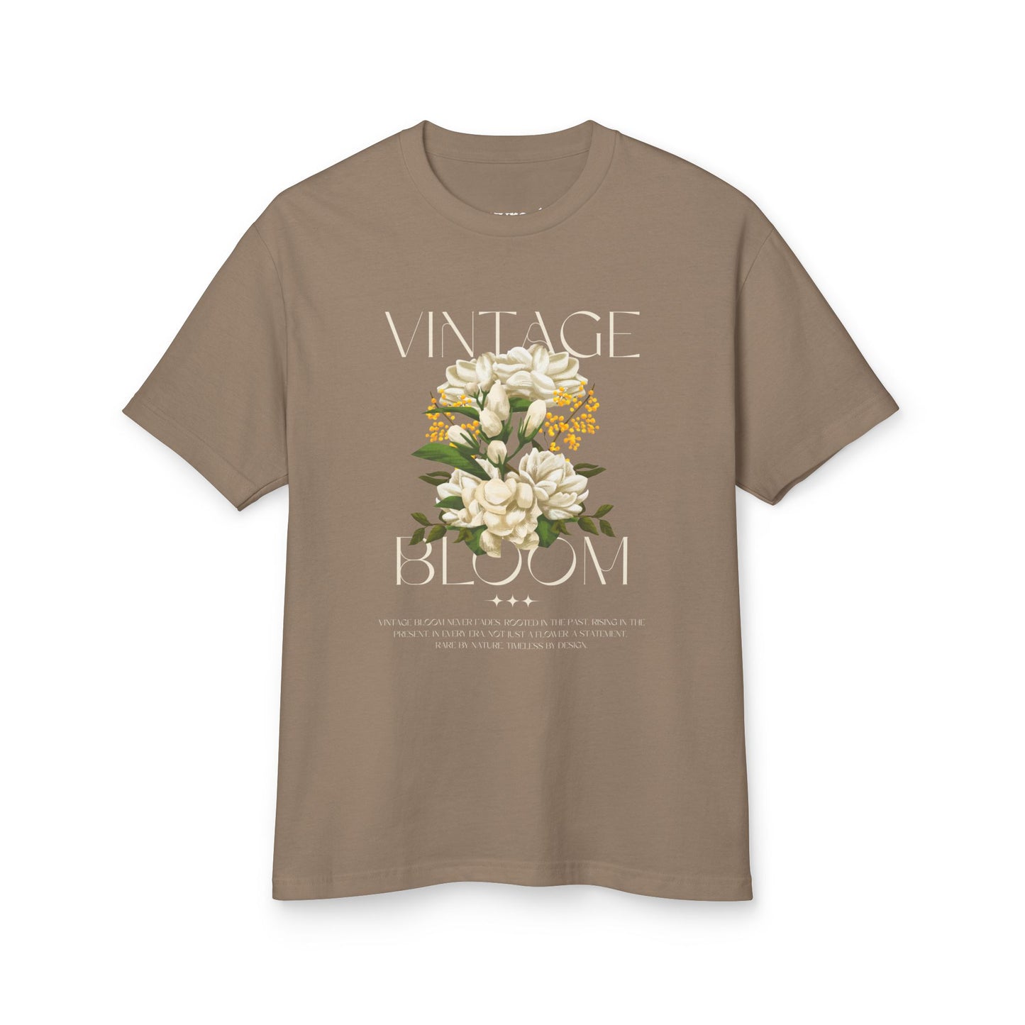Vintage Bloom Floral Tee – Retro Botanical Graphic | Mavrosia