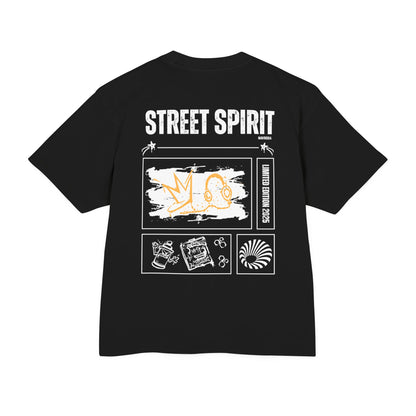 Street Spirit graphic tee print detail - Mavrosia