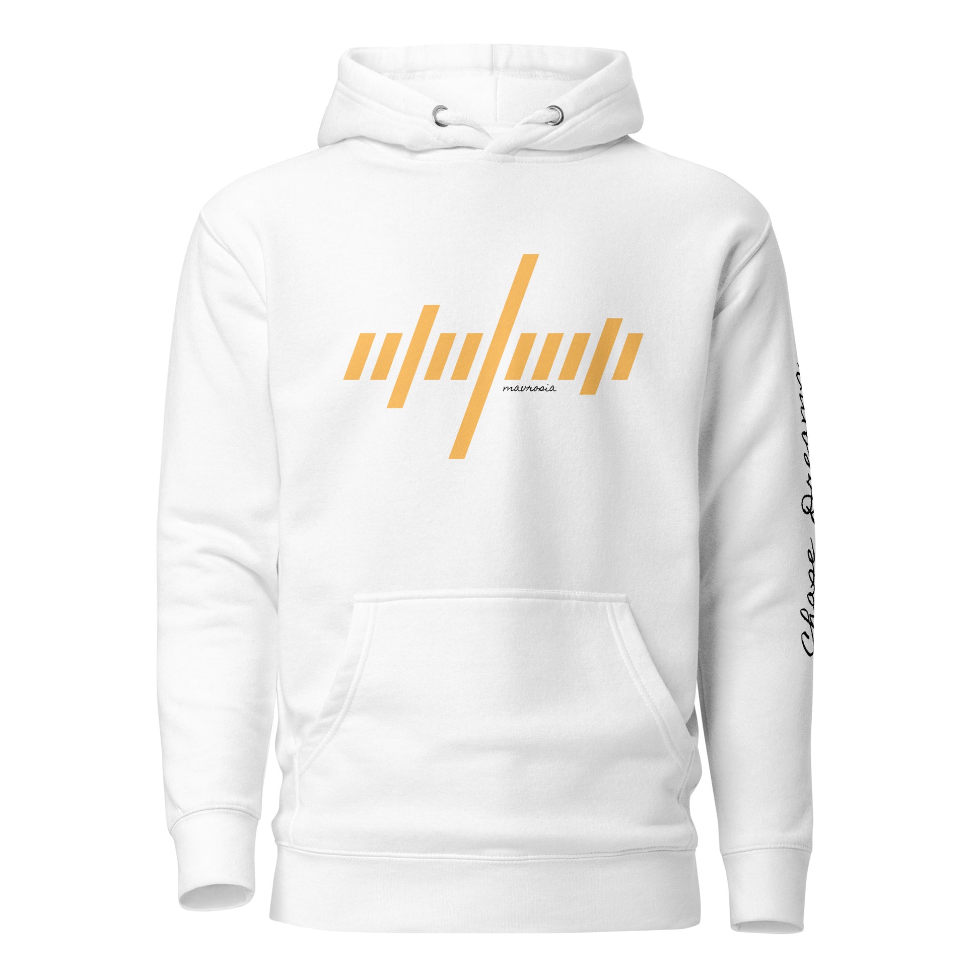 Chase Dreams - Unisex Hoodie Front. www.mavrosia.com