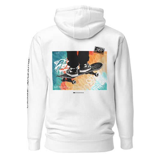 Chase Dreams - Unisex Hoodie back. www.mavrosia.com
