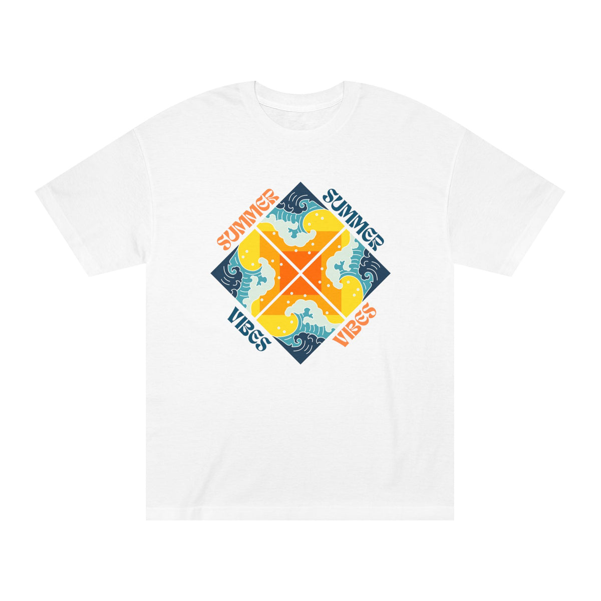 Summer Vibes white tee. www.mavrosia.com