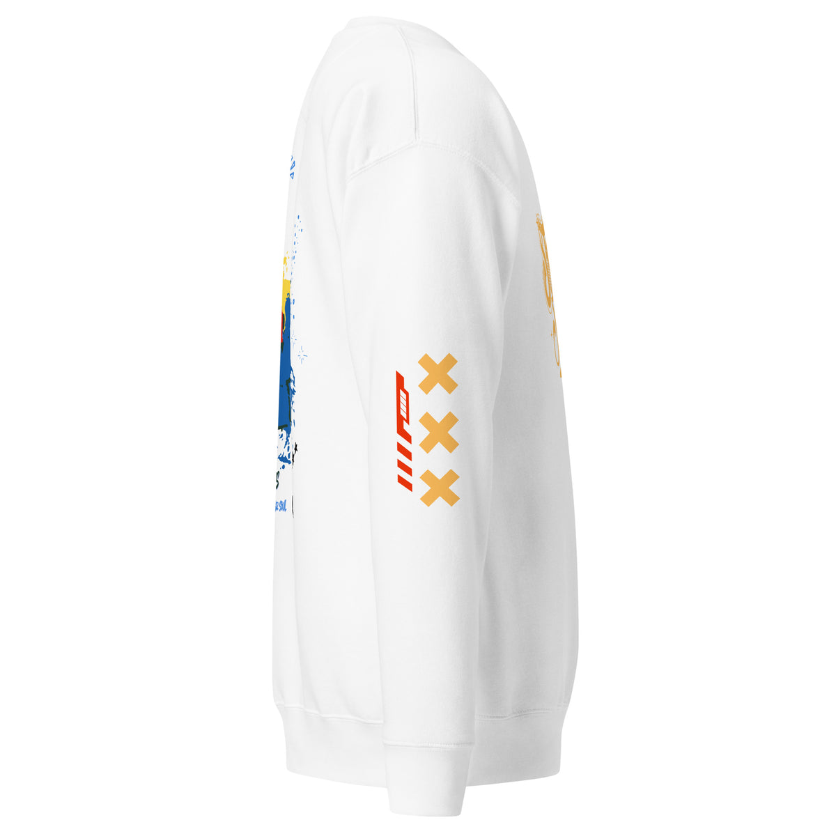 Street Style unisex sweatshirt right side view - Mavrosia